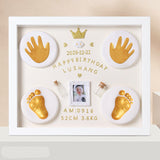 Baby Hand And Foot, Children's Hand And Foot, Diy Anniversary Photo Frame