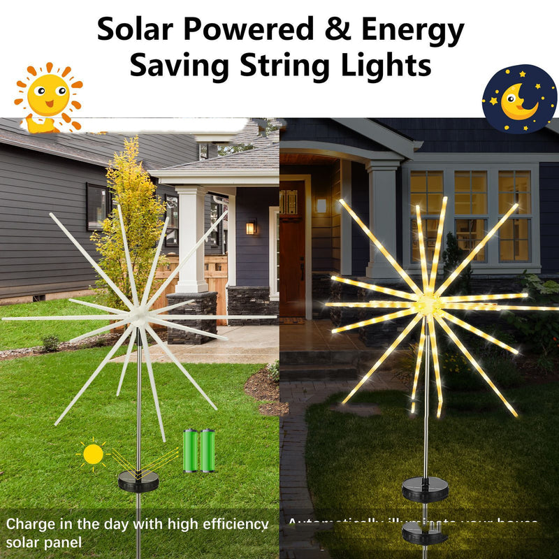 Solar Garden Light Courtyard Meteor Marquee